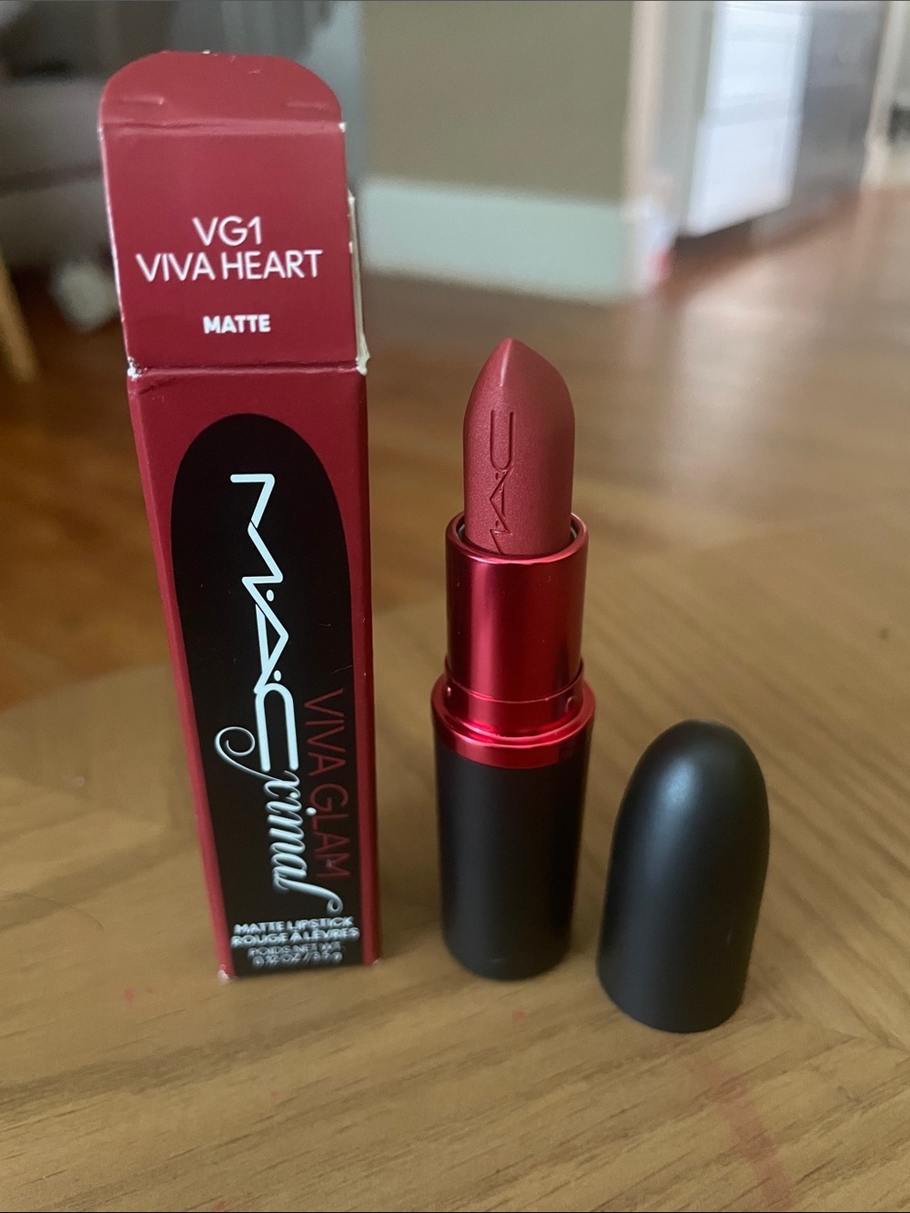 MAC Cosmetics Viva Glam VG1 Viva Heart Matte Lipstick - Dusty Rose